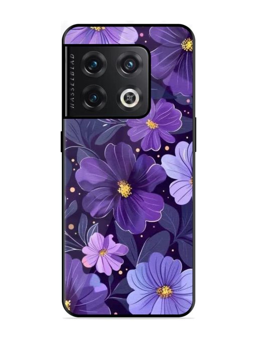 Purple Paradise Glossy Soft Edge Case for Oneplus 10 Pro (5G) Chachhi