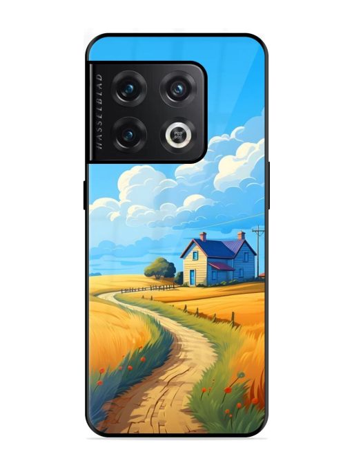 Countryside Cottage Glossy Soft Edge Case for Oneplus 10 Pro (5G) Chachhi