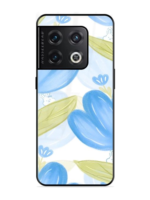 Bunny'S Blue Garden Glossy Soft Edge Case for Oneplus 10 Pro (5G) Chachhi