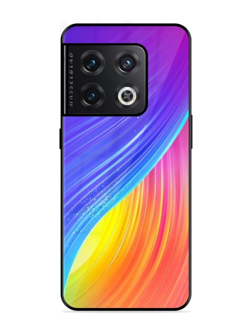 Neon Swirl Glossy Soft Edge Case for Oneplus 10 Pro (5G) Chachhi