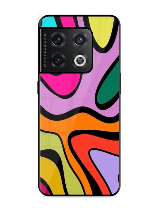 Groovy Swirls Glossy Soft Edge Case for Oneplus 10 Pro (5G) Chachhi