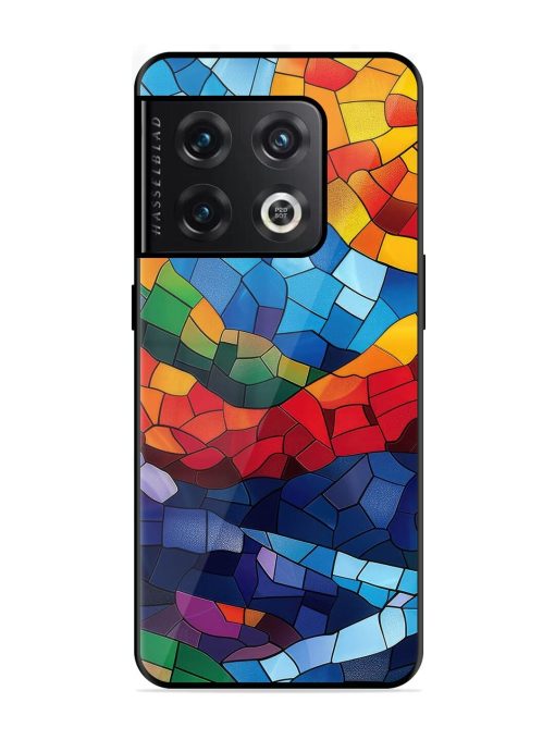 Mosaic Sunset Glossy Soft Edge Case for Oneplus 10 Pro (5G) Chachhi