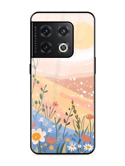 Golden Hour Blooms Glossy Soft Edge Case for Oneplus 10 Pro (5G) Chachhi