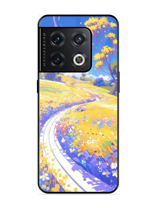 Vibrant Spring Meadow Glossy Soft Edge Case for Oneplus 10 Pro (5G) Chachhi