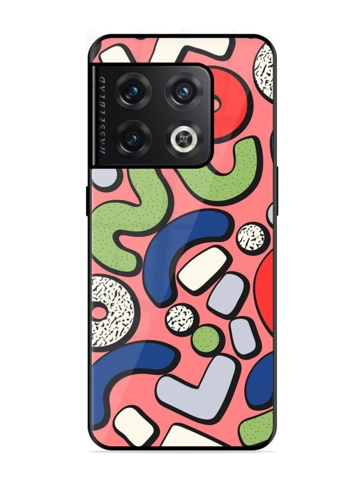 Groovy Geometric Shapes Glossy Soft Edge Case for Oneplus 10 Pro (5G) Chachhi