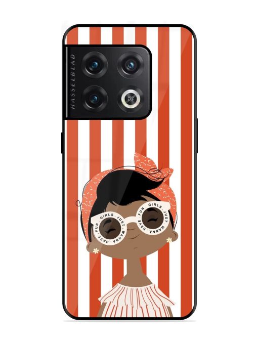 Girls Just Wanna Have Fun Glossy Soft Edge Case for Oneplus 10 Pro (5G) Chachhi