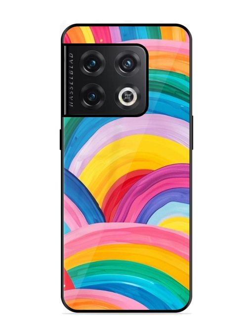 Rainbow Cascade Glossy Soft Edge Case for Oneplus 10 Pro (5G) Chachhi