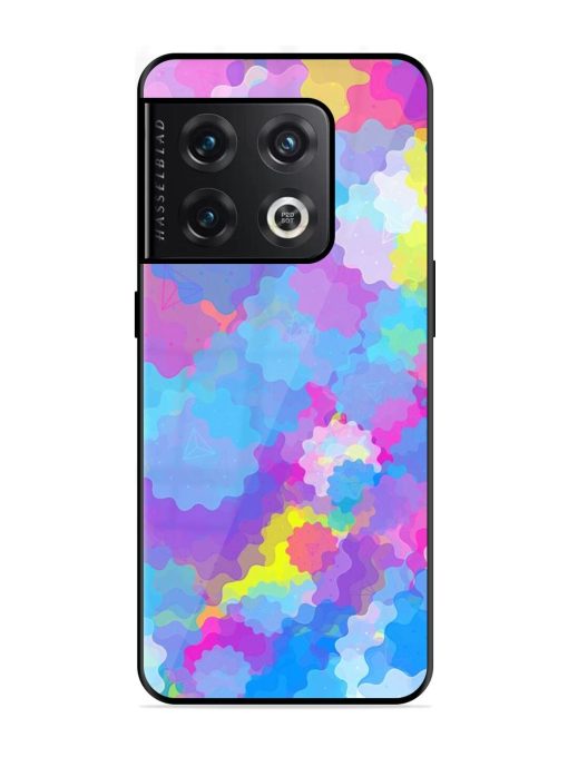 Psychedelic Cloud Burst Glossy Soft Edge Case for Oneplus 10 Pro (5G) Chachhi