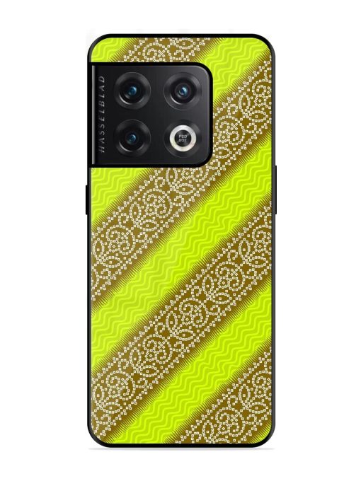 Golden Bandana Bliss Glossy Soft Edge Case for Oneplus 10 Pro (5G) Chachhi