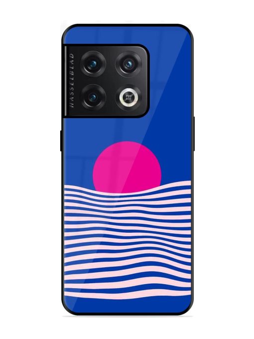 Pink Sunset Over Blue Waves Glossy Soft Edge Case for Oneplus 10 Pro (5G) Chachhi