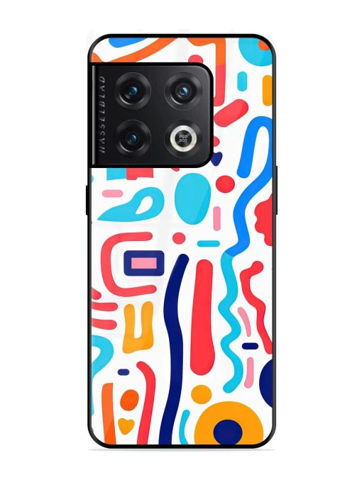 Whimsical Doodle Chaos Glossy Soft Edge Case for Oneplus 10 Pro (5G) Chachhi