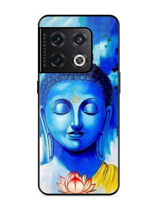 Serene Buddha With Lotus Glossy Soft Edge Case for Oneplus 10 Pro (5G) Chachhi