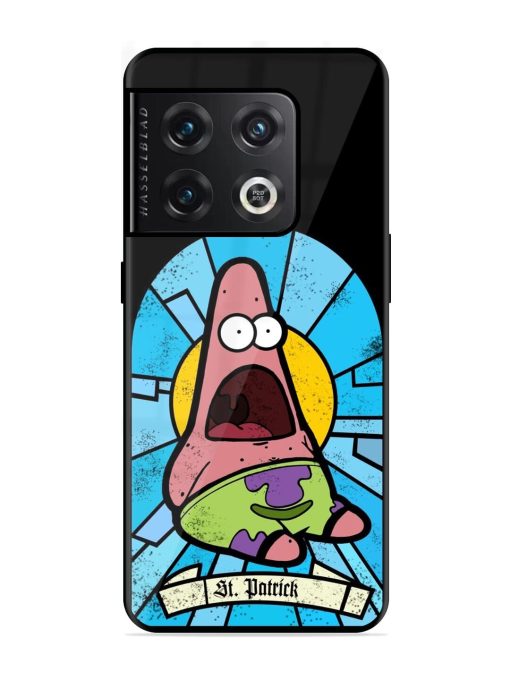 St. Patrick'S Day Stained Glass Patrick Star Glossy Soft Edge Case for Oneplus 10 Pro (5G) Chachhi