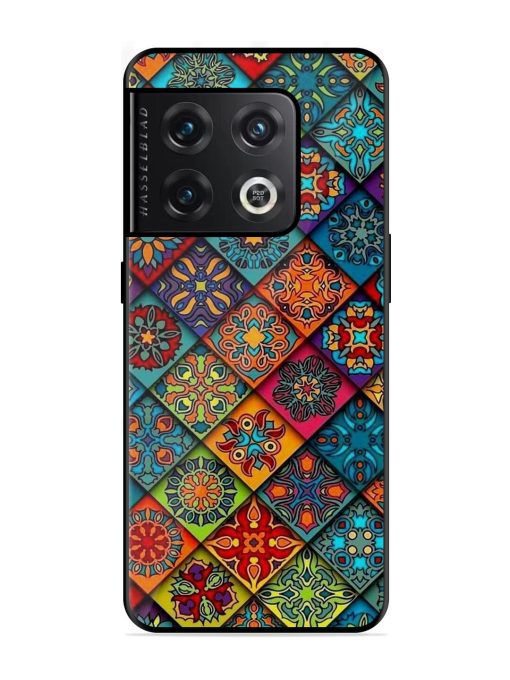 Patchwork Mandala Mosaic Glossy Soft Edge Case for Oneplus 10 Pro (5G) Chachhi