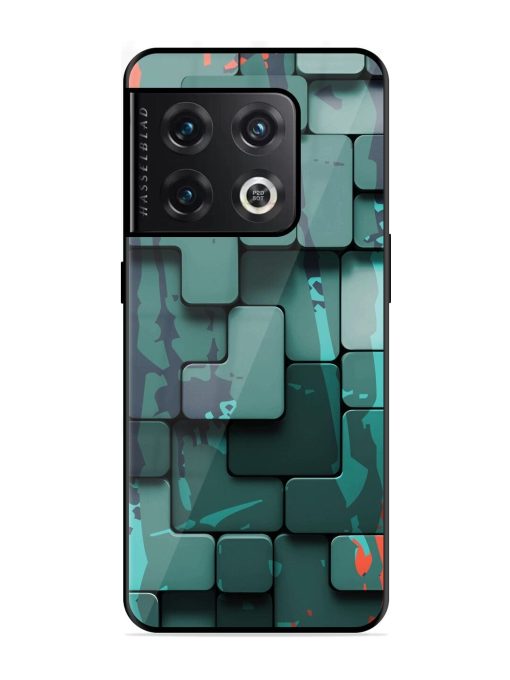 Abstract Geometric Mosaic Glossy Soft Edge Case for Oneplus 10 Pro (5G) Chachhi