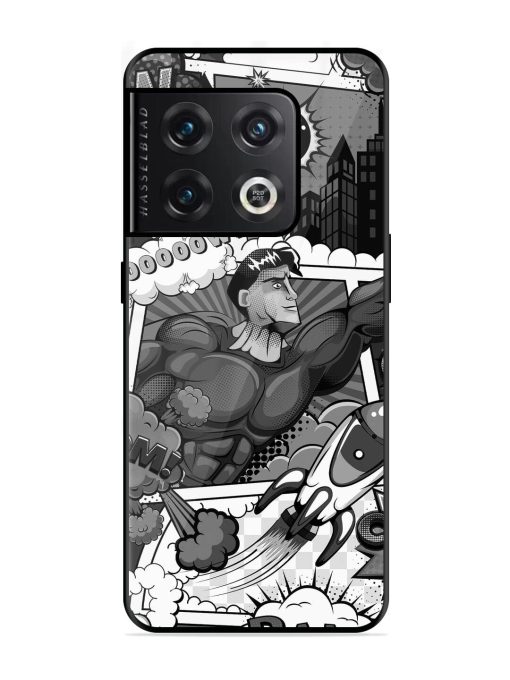 Comic Book Chaos Glossy Soft Edge Case for Oneplus 10 Pro (5G) Chachhi