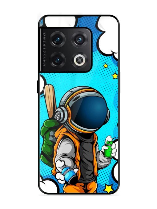 Space Graffiti Artist Glossy Soft Edge Case for Oneplus 10 Pro (5G) Chachhi