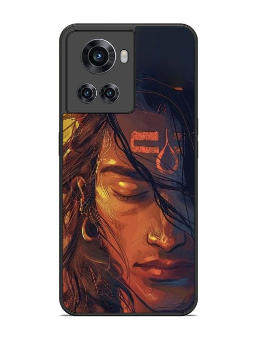 Tranquil Shiva Glossy Soft Edge Case for Oneplus 10R (5G) Chachhi