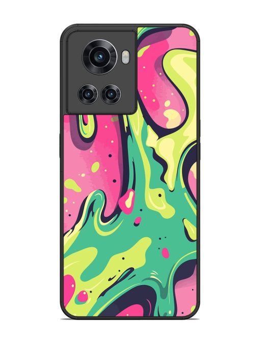 Gooey Grooves Glossy Soft Edge Case for Oneplus 10R (5G) Chachhi