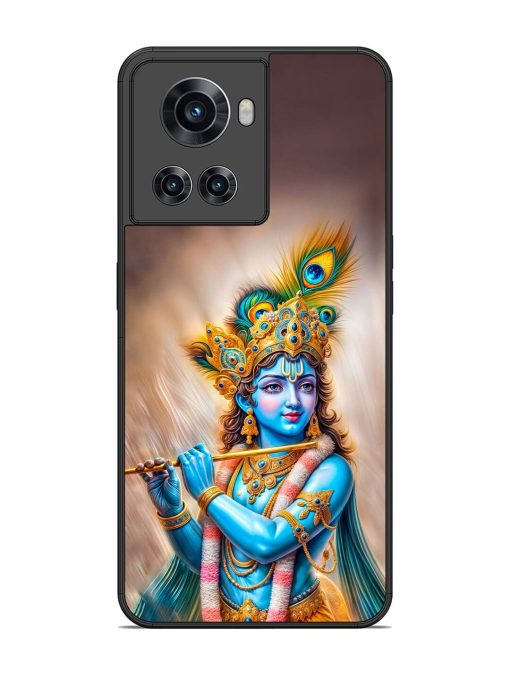 Divine Krishna Glossy Soft Edge Case for Oneplus 10R (5G) Chachhi