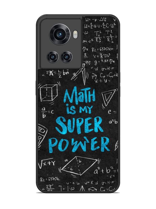 Math Magic Glossy Soft Edge Case for Oneplus 10R (5G) Chachhi