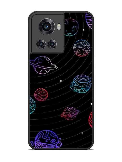 Cosmic Ballet Glossy Soft Edge Case for Oneplus 10R (5G) Chachhi