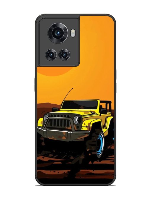 Sunset Cruise Glossy Soft Edge Case for Oneplus 10R (5G) Chachhi