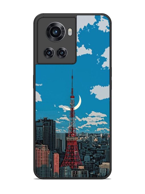 Tokyo Twilight Glossy Soft Edge Case for Oneplus 10R (5G) Chachhi