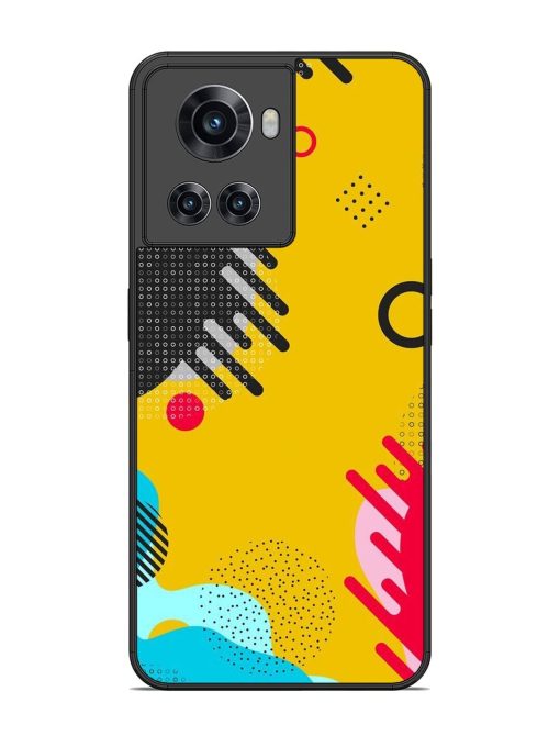 Neon Pop Glossy Soft Edge Case for Oneplus 10R (5G) Chachhi