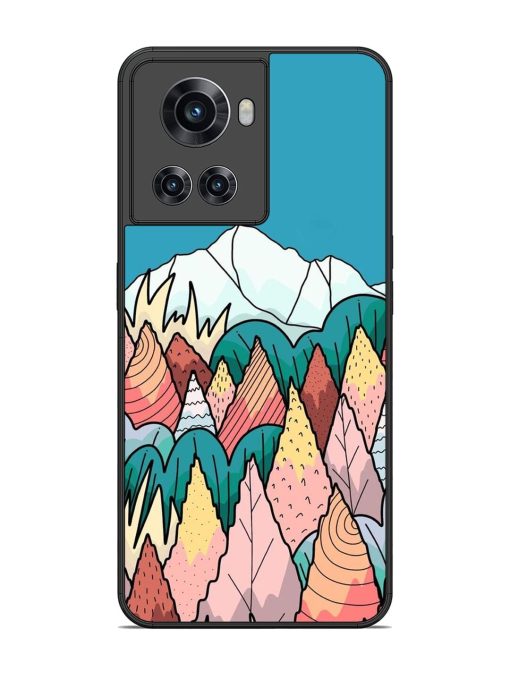 Mountain Dreamscape Glossy Soft Edge Case for Oneplus 10R (5G) Chachhi