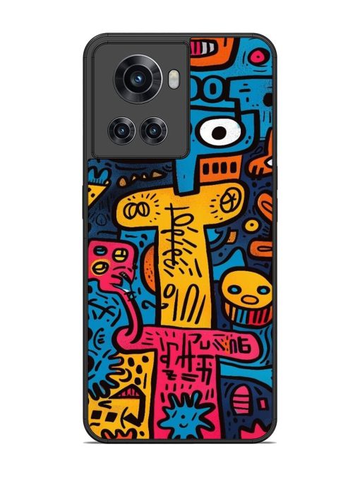 Doodletopia Glossy Soft Edge Case for Oneplus 10R (5G) Chachhi