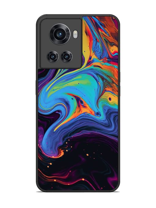 Liquid Dreamscape Glossy Soft Edge Case for Oneplus 10R (5G) Chachhi