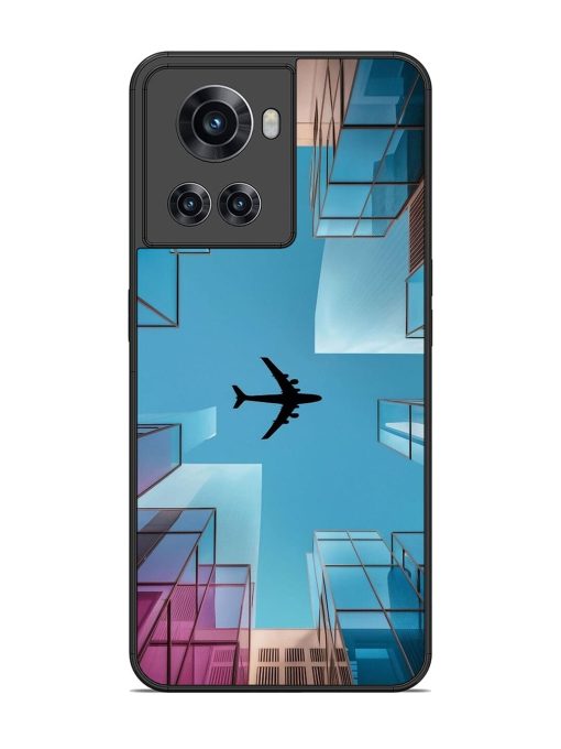 Urban Flightpath Glossy Soft Edge Case for Oneplus 10R (5G) Chachhi