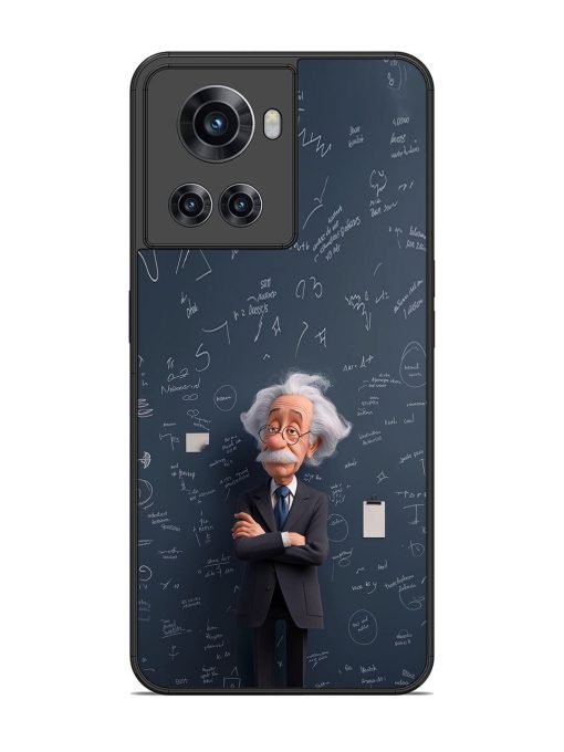 Albert Einstein Glossy Soft Edge Case for Oneplus 10R (5G) Chachhi