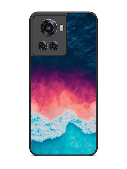 Where The Ocean Meets The Sky Glossy Soft Edge Case for Oneplus 10R (5G) Chachhi