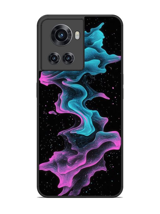 Cosmic Currents Glossy Soft Edge Case for Oneplus 10R (5G) Chachhi