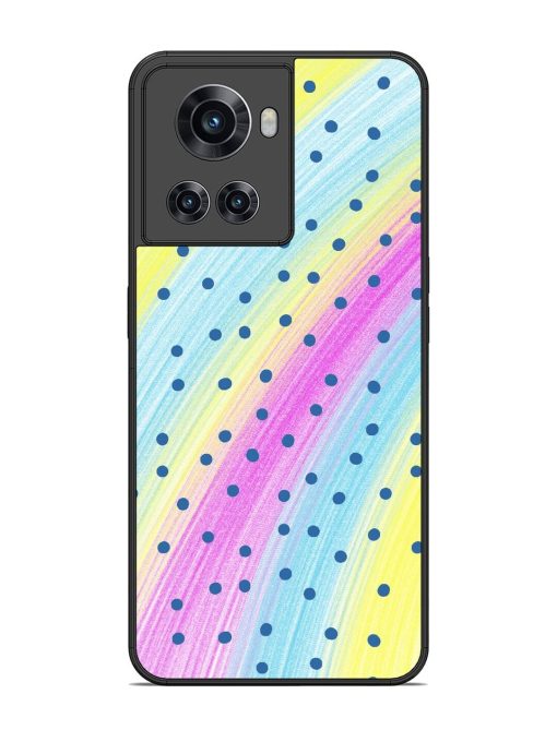 Polka Dot Paradise Glossy Soft Edge Case for Oneplus 10R (5G) Chachhi