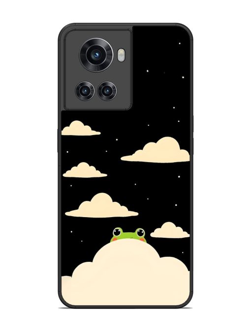 Froggy Night Sky Glossy Soft Edge Case for Oneplus 10R (5G) Chachhi