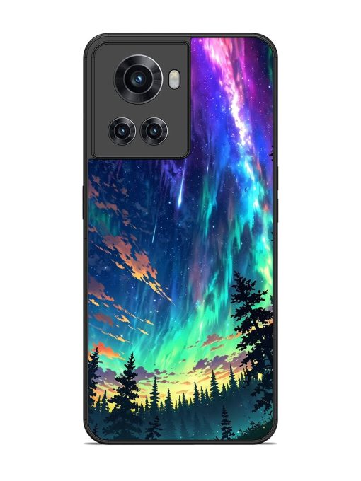 Cosmic Canvas Glossy Soft Edge Case for Oneplus 10R (5G) Chachhi