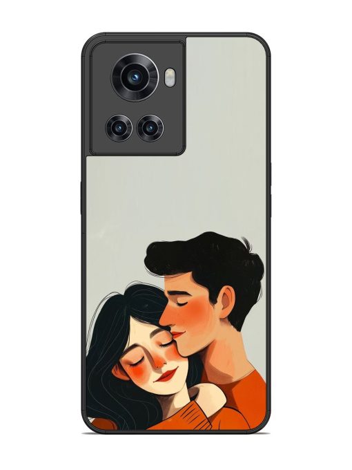 Craft Couples Glossy Soft Edge Case for Oneplus 10R (5G) Chachhi