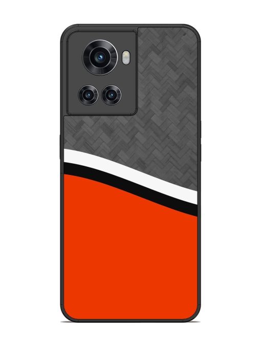 Bold Contrast Glossy Soft Edge Case for Oneplus 10R (5G) Chachhi