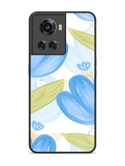 Bunny'S Blue Garden Glossy Soft Edge Case for Oneplus 10R (5G) Chachhi