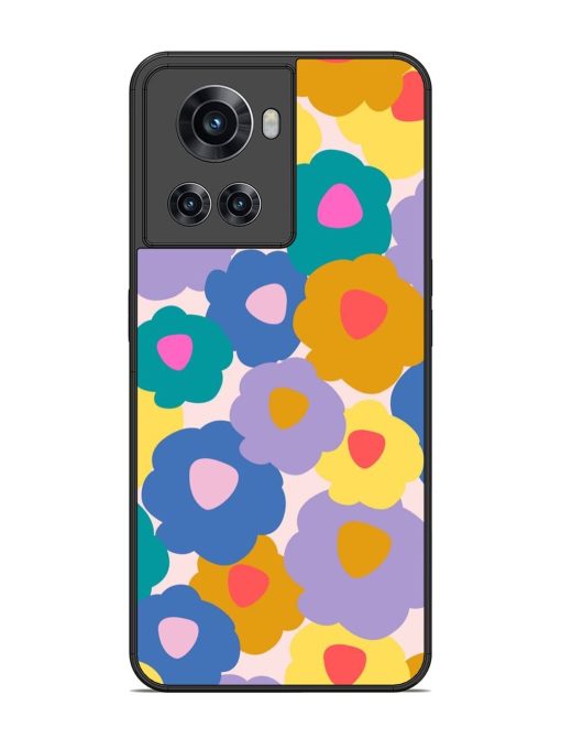 Flower Power Glossy Soft Edge Case for Oneplus 10R (5G) Chachhi