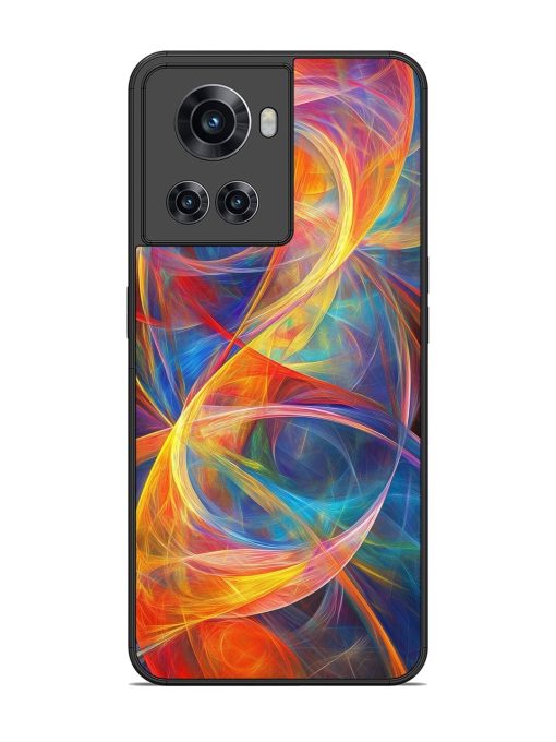 Cosmic Currents Glossy Soft Edge Case for Oneplus 10R (5G) Chachhi