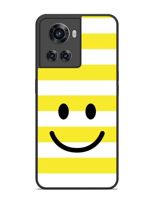 Smiling Stripes Glossy Soft Edge Case for Oneplus 10R (5G) Chachhi