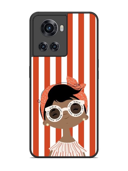 Girls Just Wanna Have Fun Glossy Soft Edge Case for Oneplus 10R (5G) Chachhi