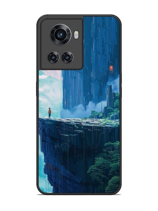 Solitude In The Sky Glossy Soft Edge Case for Oneplus 10R (5G) Chachhi