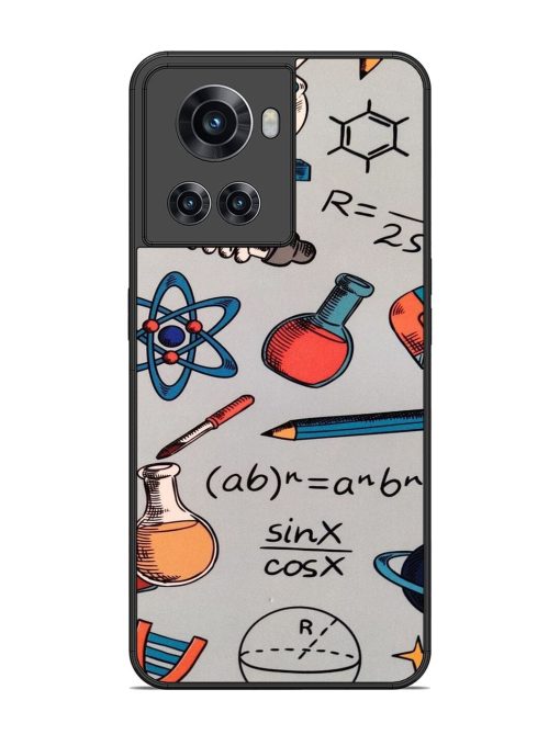 Science Doodle Delight Glossy Soft Edge Case for Oneplus 10R (5G)