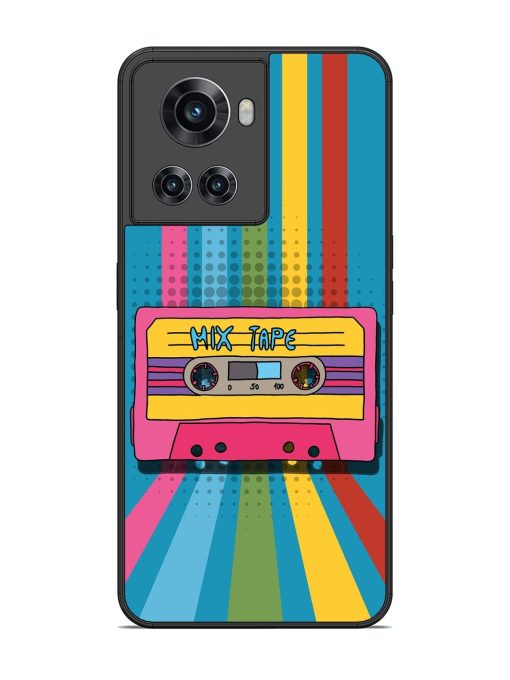 Retro Cassette Tapes Glossy Soft Edge Case for Oneplus 10R (5G) Chachhi