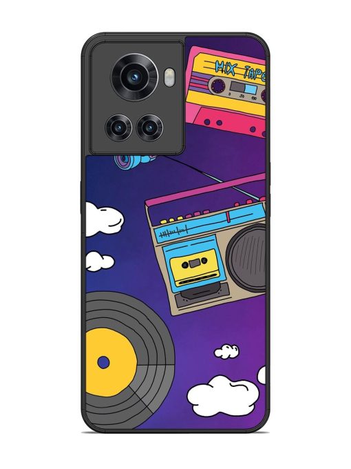 Retro Vibes Glossy Soft Edge Case for Oneplus 10R (5G) Chachhi